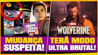 ROCKSTAR prepara algo do GTA 6 e Online em Breve  V4Z0U Modo BRUTAL no Wolverine PS5 e Mais [upl. by Nelrsa]