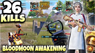 26 KILLS🔥 BLOODMOON AWAKENING BEST RUSH GAMEPLAY  PUBG MOBILE  INDOREX GAMING [upl. by Octavie739]