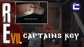 RESIDENT EVIL 7  CAPTAINS LOCKER KEY LOCATION [upl. by Calbert]