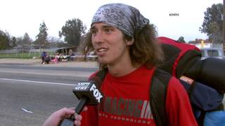 Full Interview With Kai The Homeless Hitchhiker With A Hatchet OFFICIAL VIDEO [upl. by Treblig]