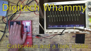 Digitech Whammy calibration and look under the hood [upl. by Ilatfen102]