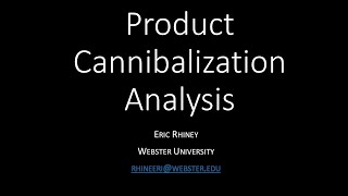 Cannibalization Analysis Tutorial [upl. by Enymzaj]