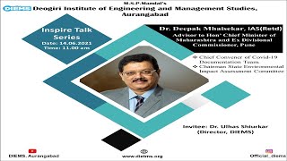 Inspire Talk By Dr Deepak Mhaisekar [upl. by Brenn]