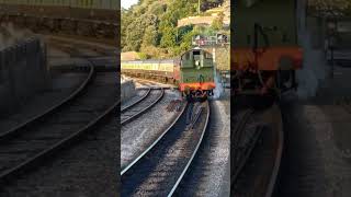 GOLIATH GWR ARRIVING AT KINGSWEAR STATION FOR THE FERRY TO DARTMOUTH [upl. by Yemaj287]