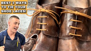 How to tie your shoelaces  Shoelace style No 3 and Tutorial [upl. by Gerhardt]