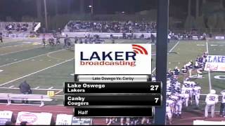 Football  Lake Oswego  Canby [upl. by Aika]