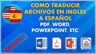 Como traducir un PDF de ingles a español  Sin Programas 2024  100 [upl. by Salesin947]