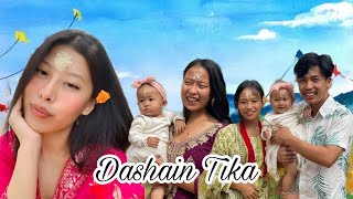 Dashain tika vlog ☺️ekdamai ramailo vyo 😁❤️ [upl. by Yenwat]