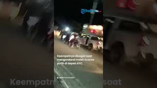 Viral Polisi Mimika Tangkap Empat Warga Sipil Usai Pamer Senjata Api Mobilnya Dicegat di Jalan [upl. by Leahcimdivad]