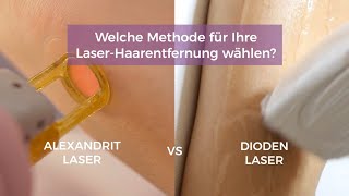 LaserHaarentfernung Alexandrit vs Dioden für Ästhetik welche Unterschiede [upl. by Oinegue]