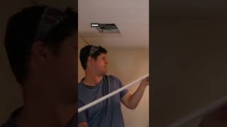 How to Hide a Popcorn Ceiling with a DIY Shiplap Ceiling [upl. by Orville232]