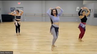 30min Class Learn 4 Belly Dance Moves amp Combine Them 🥳🔥bellydance [upl. by Elmina85]