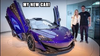 TAKING DELIVERY OF MY NEW MCLAREN 600LT FINALLY [upl. by Frannie]