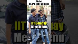 IIT Bombay Mess Food Menu 😋 Kaunse Hostel me Khaaya Khaana 🤫 IIT Motivation 🔥 shorts esaral jee [upl. by Annala358]