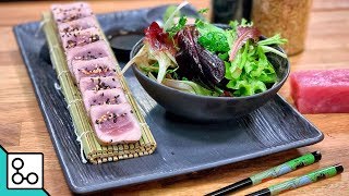 Tataki de thon  YouCook [upl. by Anirdnaxela]