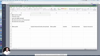 Tableau damortissement  toutes les formules pour créer votre simulateur de crédit avec Excel [upl. by Delahk]