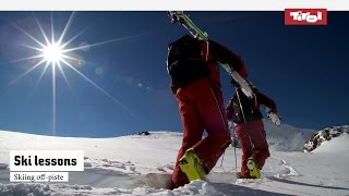 Ski lessons Skiing offpiste  Online ski course [upl. by Ainesey]