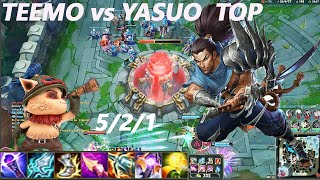 How to COUNTER YASUO Teemo vs Yasuo TOP [upl. by Eboj]