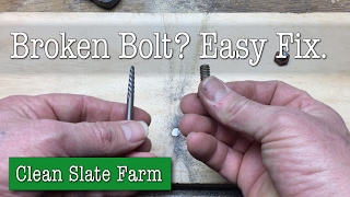 How to Remove a Broken Bolt or Broken Screw [upl. by Keeton48]