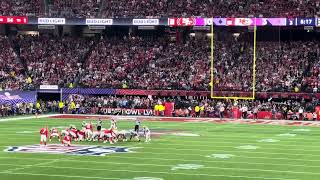 LIVE Super Bowl 58 Streaker amp Longest Field Goal in Super Bowl History By KC Chiefs Harrison Butker [upl. by Myrah978]