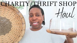 CHARITY SHOPTHRIFT SHOP HAUL STORAGE HOMEWARE [upl. by Capello]