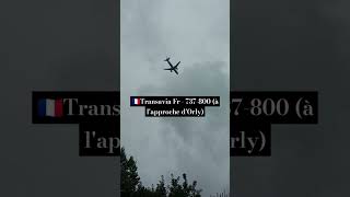 🇨🇵737800 from Transavia approching Orly International Airport boeing [upl. by Lobel182]