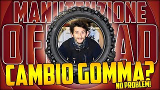 Cambio gomma enduro con Mousse  Tutorial Completo  Manutenzione Offroad [upl. by Timofei450]