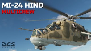 Mi24P Hind  Multicrew with Casmo  DCS World [upl. by Flss]