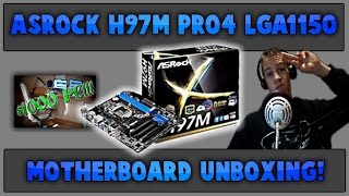 ASRock H97M PRO4 LGA1150 Motherboard Unboxing [upl. by Anitnamaid]