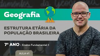 Estrutura Etária da população Brasileira – Geografia – 7º ano – Ensino Fundamental [upl. by Alhak241]