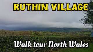 walk tour in Ruthin village North Wales [upl. by Nymassej605]