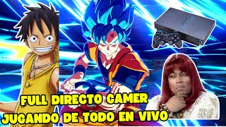 DIRECTO GAMER EN VIVO JUGANDO DE TODO DRAGON BALL BUDOKAI TENKAICHI PS2 FLASHEADA Y MAS [upl. by Goldner]