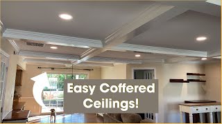 How To Build Coffered Ceilings [upl. by Nillek]