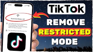 How To Remove Disable Restricted Mode On TikTok 2024 [upl. by Eioj51]