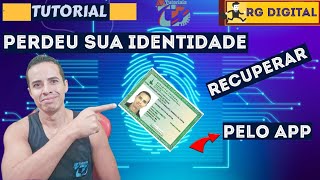 COMO RECUPERAR CONTA DO RG DIGITAL COM CÓDIGO TIPOGRÁFICO [upl. by Zucker626]