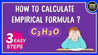 How to calculate Empirical Formula 3 Easy Steps [upl. by Myrah]