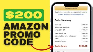 Amazon Discount Codes How to Get 200 Amazon Promo Code 2024 [upl. by Asiral]