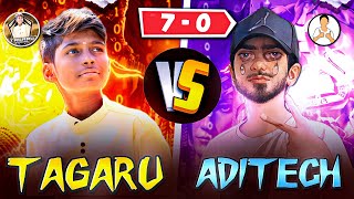 ADITECH🤯 VS TAGARU🔥  NonstopGaming [upl. by Ntsuj]