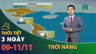 Khu vực Trung Bộ mưa giảm hẳnban ngày trời chuyển nắng VTC14 [upl. by Annairol108]