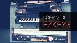 Toontrack EZ Keys  User Midi For Chords or Melodies  Studio One 4 [upl. by Atiuqan]