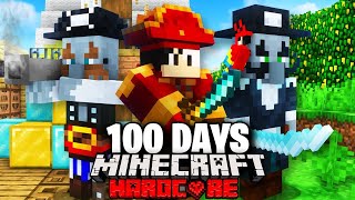 I Survived 100 Days As A PIRATE In Minecraft Hardcore [upl. by Nnylyaj]