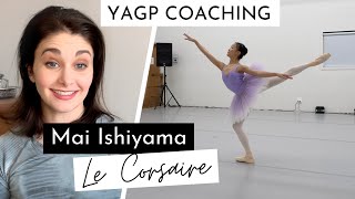 YAGP Coaching  Mai Ishiyama  Medora  Age 13  Le Corsaire Variation  Kathryn Morgan [upl. by Zerline]