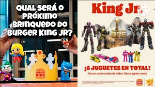 Burger King Jr  Qual será o próximo brinquedo do Burger King Jr DC Heróis ou Transformers One [upl. by Ahsiad922]