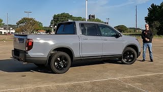 2023 Honda Ridgeline Black Edition  The ULTIMATE Gentlemans Truck [upl. by Aribold]