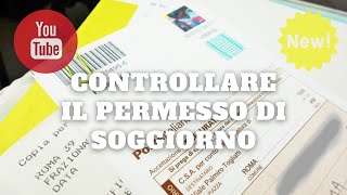 Controllare il permesso di soggiorno online [upl. by Yttap758]