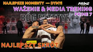 DYMY i MACANIE JAJ na Media Trening amp Ważenie Prime 7  NAJLEPSZY SKRÓT [upl. by Seuguh]