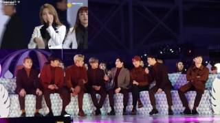 161119  Melon Music Awards  EXO 엑소 and TWICE 트와이스 reactions to MAMAMOO 마마무 [upl. by Mat622]