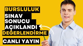 BURSLULUK SINAVI SONUÃ‡LARINI DEÄERLENDÄ°RÄ°YORUZ  CANLI YAYIN  FLAÅ TABAN PUANLARI [upl. by Atileda904]