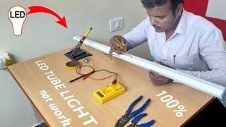 how to repair led tube light in tamilms chinnasamy electric MS [upl. by Koenig]