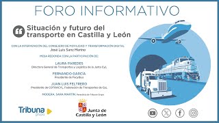 Foro Informativo Situación y futuro del transporte en Castilla y León [upl. by Maker]